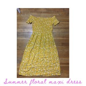 Old Navy Midi Dress Floral